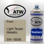 Preview: Ford, Light Taupe Metallic, 5W / 6058: 400ml Sprühdose, von ATW Autoteile West.